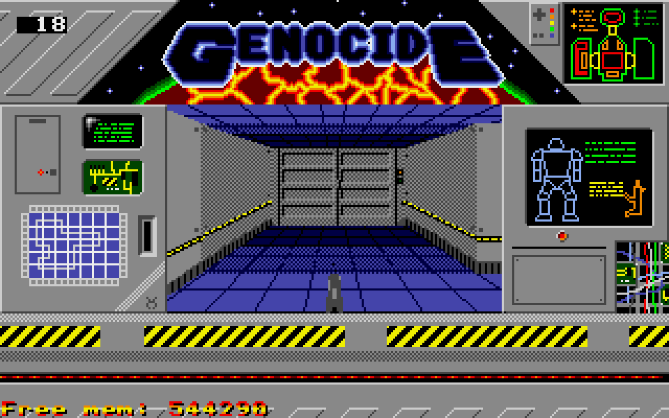Genocide atari screenshot